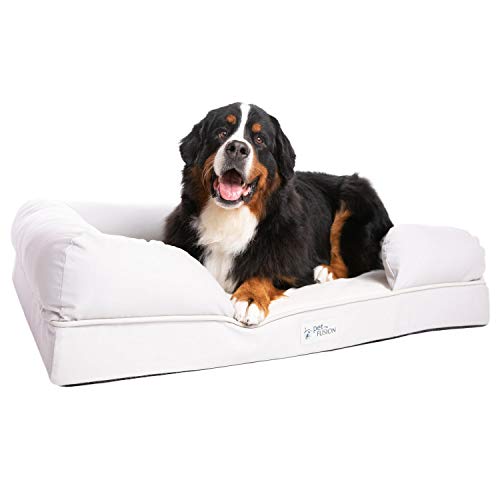 PetFusion Cama para Perro de Espuma viscoelástica Impermeable para Perros extragrandes, 8,89 kg