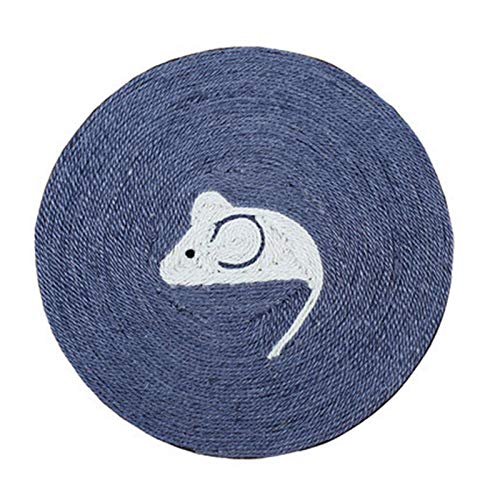 PetMeows Gato Scratch Board Scratch Pad Toy colchón Suave Cuidado de Las Garras Juguete para Mascotas Scratch Board protección Muebles Pegatina Juguete-Pez Rosa