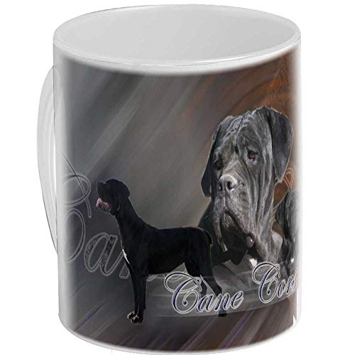 Pets-easy - Tazas personalizadas con diseño de perro cane Corso Femenino