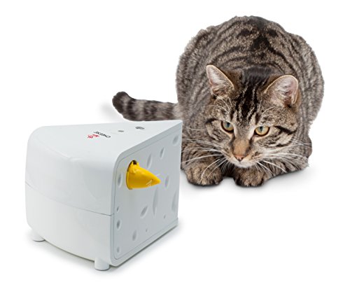 PetSafe Cheese - Juguete Automático para Gatos, Juego Interactivo para Gatos, Entretenimiento