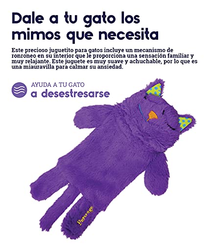 Petstages Purr Pillow Kitty - Juguete relajante de peluche - Para gatos