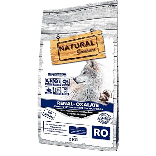 Pienso Renal Oxalato Natural Greatness | 100 Natrual Sin Cereales | Sacos 2 kg y 6 kg | ANIMALUJOS (Saco 6 Kg)