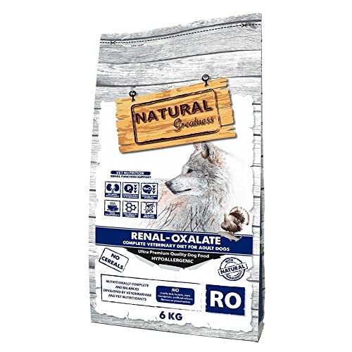 Pienso Renal Oxalato Natural Greatness | 100 Natrual Sin Cereales | Sacos 2 kg y 6 kg | ANIMALUJOS (Saco 6 Kg)