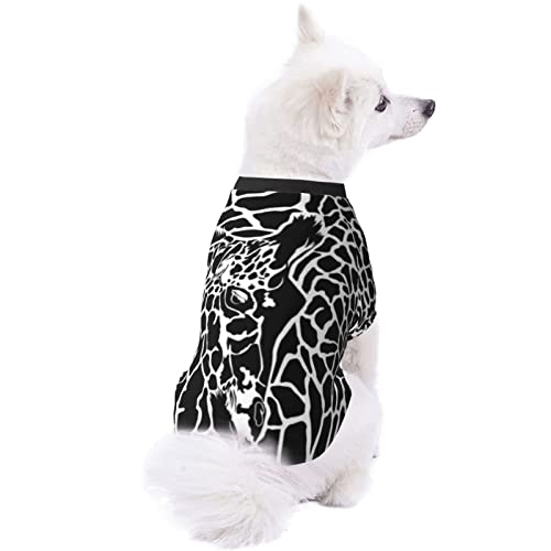 Pijamas Suaves para Mascotas Night Sky Pizza Funny Puppy Dog Atuendo Informal Mascotas Use Hoodies Ropa de Abrigo para Mascotas