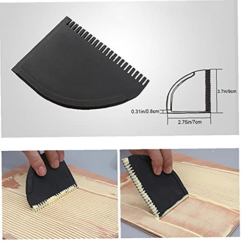 Pincel de cola de madera Pincel Mano Silicona Scraper Scraper Brush Tray WashFree Tool Kit 4pcs Industrial Instrument Supplies