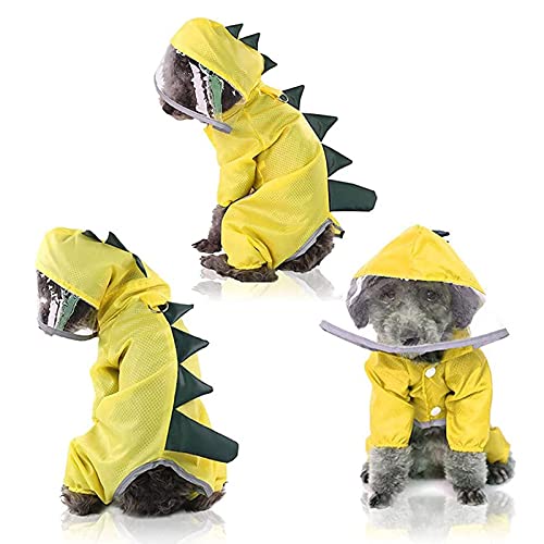 Pipicat Chubasquero para perro, ropa de moda para mascotas, ropa impermeable para perros y gatos pequeños, medianos y grandes