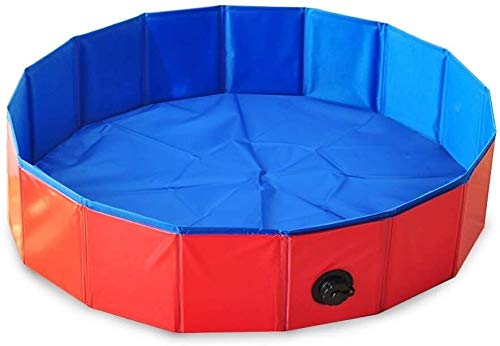 Piscina Plegable for Perros Grandes Piscinas for Jardines for Mascotas Perro Piscina Inflable bañera al Aire Libre de Verano de Peluche Golden Retriever Gran Perro Gato (Size : 120cmx30cm)