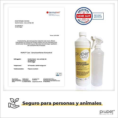 PiuPet® Eliminador de Olores Concentrado (1L)