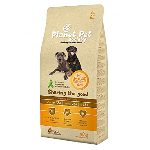 Planet Pet Junior Large Pollo y Arroz 15Kg