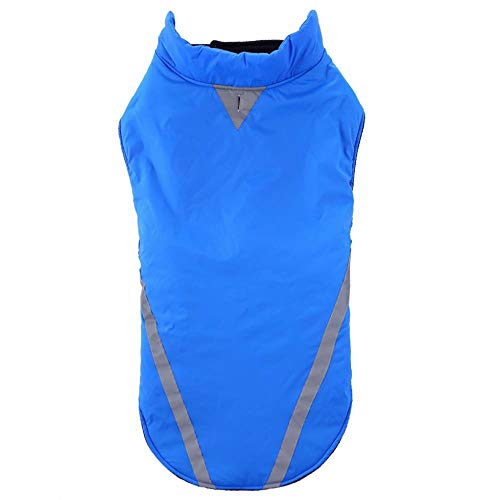 PONNMQ Ropa para Perros de Invierno Ropa para Perros Abrigada Ropa para Cachorros Chaleco Impermeable para Mascotas Chaqueta para Perros pequeños medianos Grandes Golden Retriever, Púrpura, M