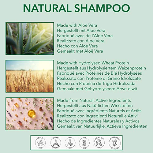 POO FREE 99% Natural CHAMPÚ CALMANTE para Caballos - con Aloe Vera, Geranio & Lavanda 250ml pH Equilibrado. Sin Sulfatos, Sin Parabenos, Sin Silicona. Concentrado, Limpia, Calma, Hidrata, Alivia