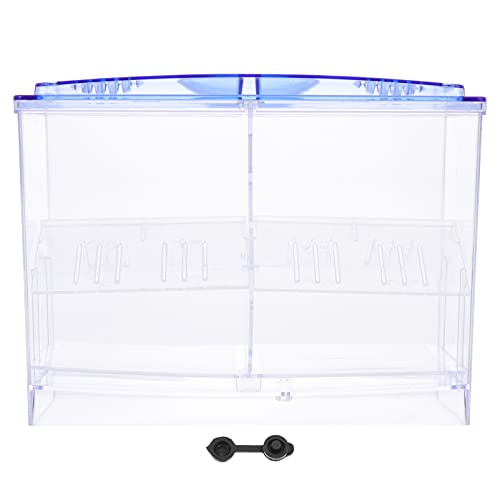 POPETPOP Caja de Plástico para La Cría de Peces de Doble Capa Caja de Aislamiento de Peces de Acuario Incubadora de Aclimatación Incubadora para Peces Pequeños Pez Payaso Y Guppy