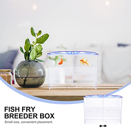 POPETPOP Caja de Plástico para La Cría de Peces de Doble Capa Caja de Aislamiento de Peces de Acuario Incubadora de Aclimatación Incubadora para Peces Pequeños Pez Payaso Y Guppy