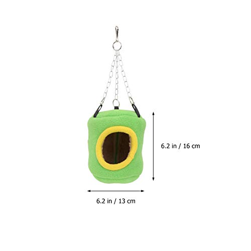 POPETPOP Invierno Cálido Nido de Pájaro Casa Choza Hamaca Cobertizo Jaula de Pinzón Cubo Escondite Cama para Loros Periquitos de Guacamayos Eclectus Periquito Cacatúas Cacatúa Agapornis