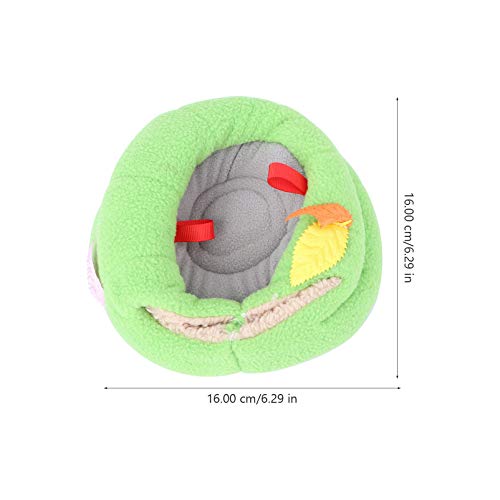 POPETPOP Invierno Cálido Nido de Pájaro Casa Suave Cabaña Cama para Periquito Cockatiel Conure Periquito Periquito Canario Cacatúa