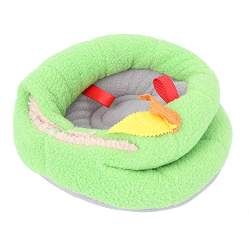 POPETPOP Invierno Cálido Nido de Pájaro Casa Suave Cabaña Cama para Periquito Cockatiel Conure Periquito Periquito Canario Cacatúa