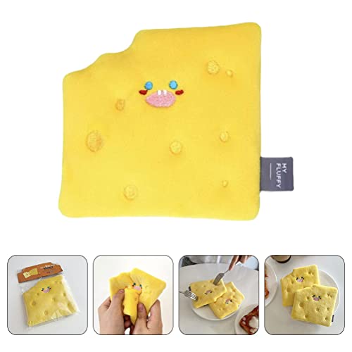 POPETPOP Pastilla de renovión de Queso de Peluche Pista de forrajeo para Mascotas Perro Resistente a la mordida Perro Sniffing Mat Mat