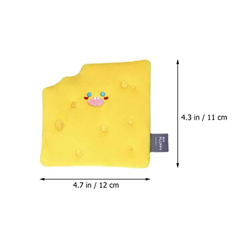 POPETPOP Pastilla de renovión de Queso de Peluche Pista de forrajeo para Mascotas Perro Resistente a la mordida Perro Sniffing Mat Mat