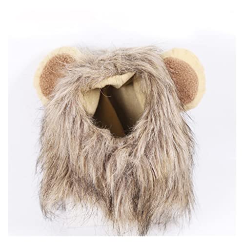 Productos para mascotas Lindo león maneja gato peluca mascota pequeño perro gatos traje león lion made peluca gorra sombrero para perros gato traje de lujo cosplay juguete suministros para mascotas