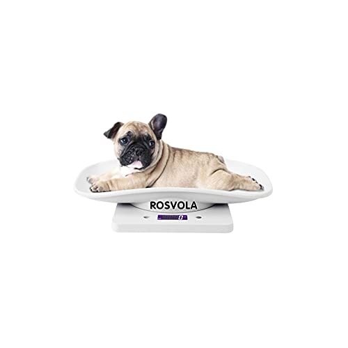 【???????ó? ?? ?????? ?????】Báscula para Mascotas, 10 kg/1g Báscula Digital para Mascotas pequeña para Gatos, Perros, Herramienta de medición Báscula electrónica de Cocina, niños p