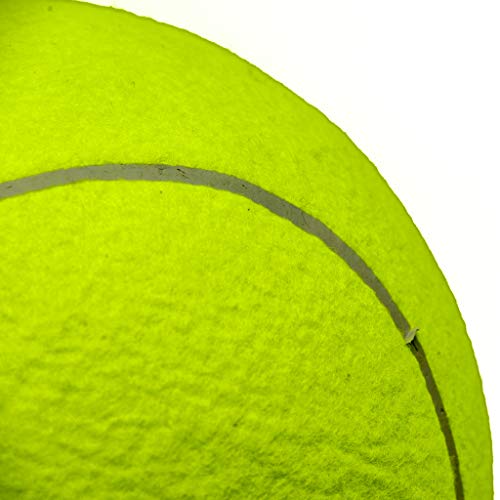 PROtastic Pelota de tenis extra grande, con bomba de bola gratis, gran diversión para ti y tu perro