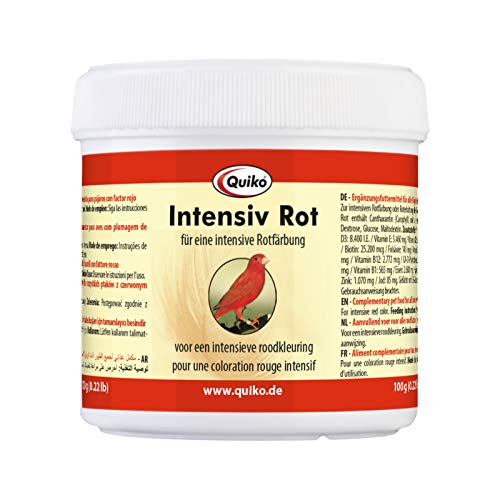 Quiko Intensiv - Complemento para pájaros con Factor Rojo