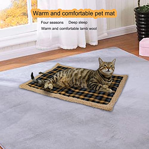 Raspbery Cama para Perros colchón térmico para Mascotas Alfombrilla para Perros con Fondo Antideslizante Impermeable Disponible para Exteriores cojín para Perros Suave y cómodo Lavable a máquina