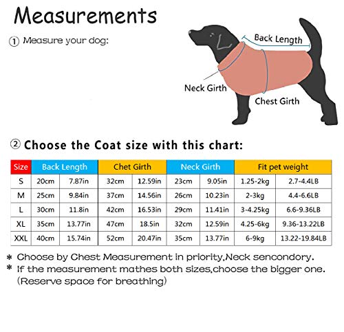 RC GearPro Traje de Cachorro Cordero Cachemira Abrigo Chaleco Chaqueta Ropa para Mascotas Perro Abrigo de Invierno cálido para Perros (S, Caqui)