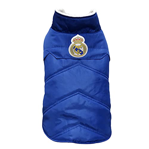 Real Madrid Abrigo para Perro, Talla M (CyP Brands)