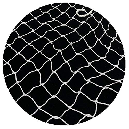 Red de Cuerdas, Fútbol Stop The Net Lattice Red for Jardín Escalada Estantería de Peces Decorativa Seguridad for Niños Protección Contra Caídas Rejilla de Rejilla Plegable Reemplazo Objetivo Blanco