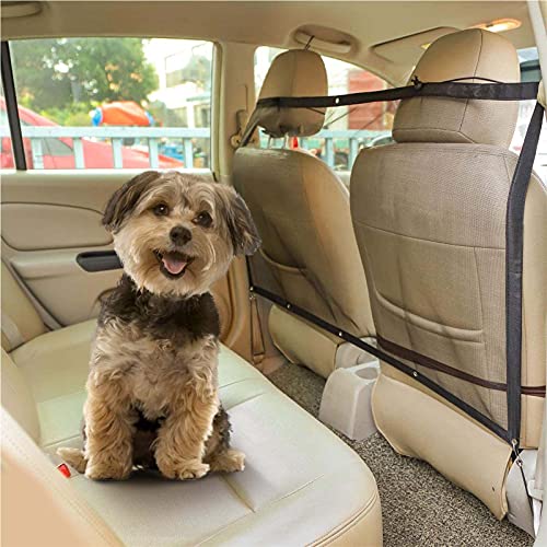 Red de Seguridad Universal para Mascotas para Coche Perro Protector de Malla de Seguridad red de Seguridad para Coche Universal para Mascotas Cachorros Gatos Protección de Malla Apto para Coches