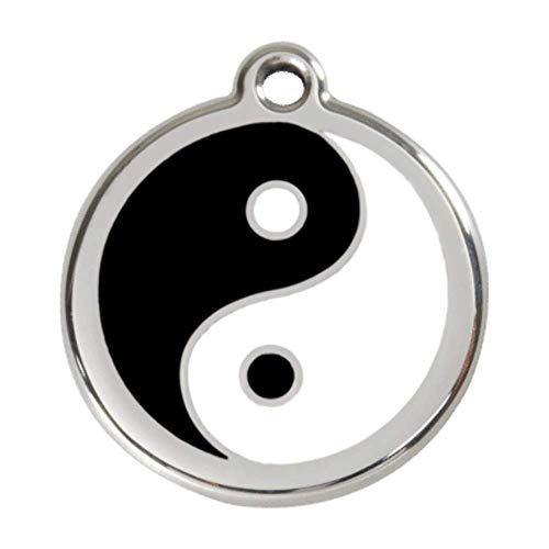 Red Dingo Collar de perro Ying Yang 38 mm