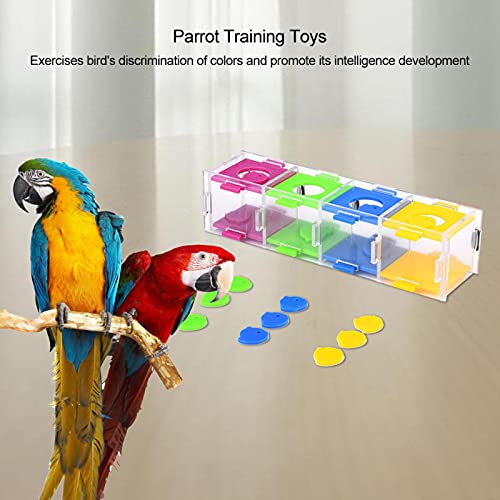 Regalo de Verano Juguetes para pájaros, Coloridos Juguetes para pájaros para Loros Rompecabezas Interactivo para pájaros para cacatúas para periquitos para Otras Mascotas pequeñas para Loros