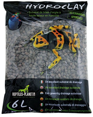 Reptiles Planet Hydroclay - Sustrato de Drenaje para terrarios Tropicales, 6 litros