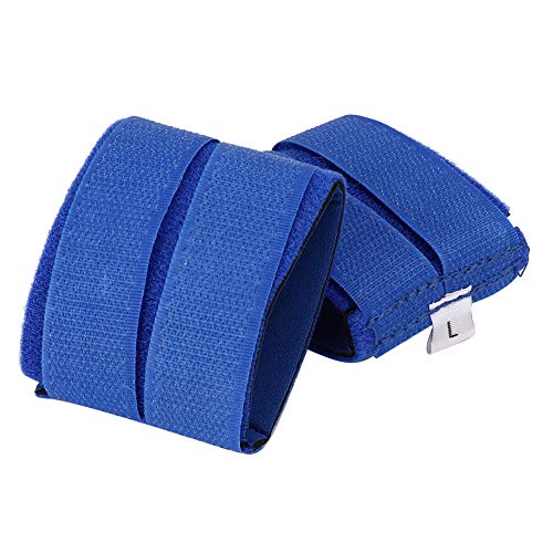 Rodilleras para patas delanteras de perro, 2 unidades, almohadillas de compresión para perros, protectores de codos para evitar lesiones y esguinces, ayuda a perder estabilidad (azul L)