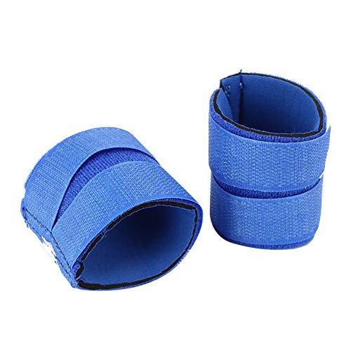 Rodilleras para patas delanteras de perro, 2 unidades, almohadillas de compresión para perros, protectores de codos para evitar lesiones y esguinces, ayuda a perder estabilidad (azul L)