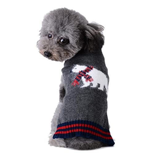 Ropa de Navidad Papá Noel Suéter para mascotas Gato Ropa perros Tejido VIP Teddy Pequeño Mediano Grande Perro Gatito Suéter para gatos perros pequeños día Navidad varios estilos P,S