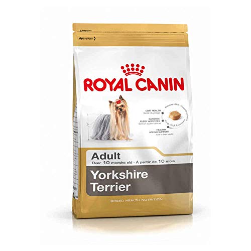 RoyalCanin Yorkshire Terrier Adult 0.5 kg | Pienso para Alargar la Vida de tu Perro Retrasando el Envejecimiento | Fortalece Defensas, Evita la Formación de Sarro y Mantiene el Pelo Sano y Radiante