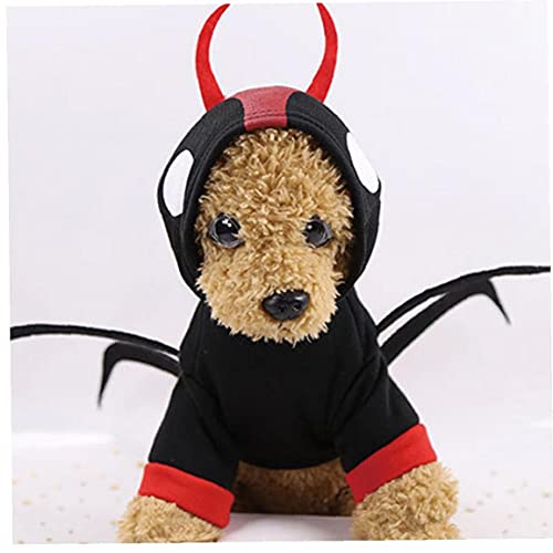 Ruluti Pet Halloween Spider Traje Simulación Perro Spiderman Cosplay Hoodie Perros Perros Cats Decoración Vacaciones Disfraz