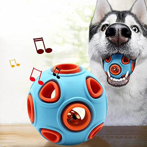 Sahgsa Pelota elástica para perros resistente con bolas de goma para jugar a perros