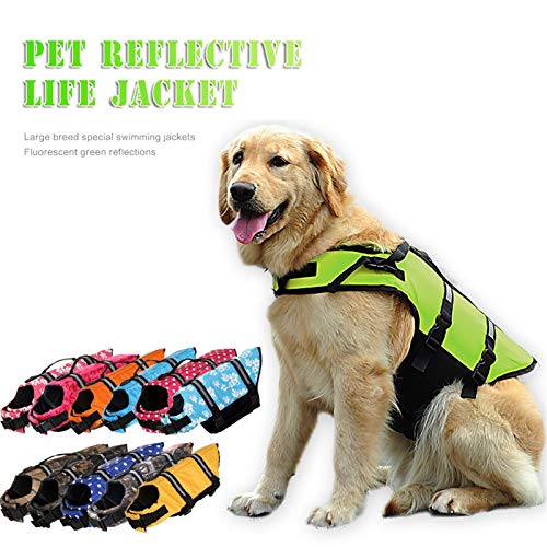 SASCD Ropa de Perro Reflectante para Perros de Seguridad Ropa para Perros para Perros Grandes Verano Chihuahua Tshirt Yorkshire Terrier Ropa para Mascotas Chaqueta de Vida Impermeable