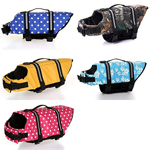 SASCD Ropa de Perro Reflectante para Perros de Seguridad Ropa para Perros para Perros Grandes Verano Chihuahua Tshirt Yorkshire Terrier Ropa para Mascotas Chaqueta de Vida Impermeable