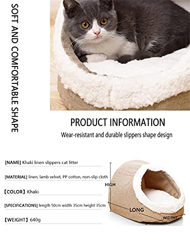 SCDCWW Cordero Cachemir Gatos Camas colchonetas Productos para Mascotas para Gatos Casas Cojines Cubiertas de Animales Mercancías de Animales Suministros Suministros Tienda Accesorios para Dormir