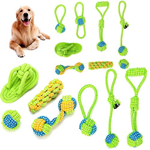 scottpown Juego de Juguetes Divertidos Port�Til Resistente al Desgaste Duradero Trenza Lindo Perro Mascota Mascotas