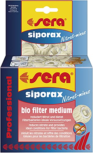 Sera 32631 Siporax Nitrat-Minus Professional - Filtro biológico para Eliminar nitratos - Bolas filtrantes para la eliminación efectiva de nitratos del Agua del Acuario, 500 ml