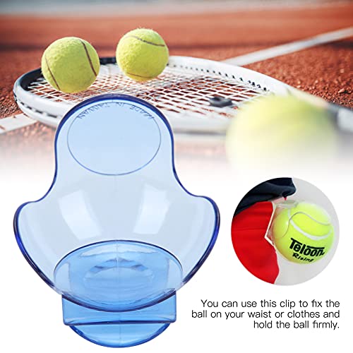 SHYEKYO Clip de Pelota de Tenis, Accesorios Deportivos Soporte de Clip de Cintura Sostén la Pelota de Tenis firmemente para Entrenamiento de Tenis para Amantes del Tenis(Sky Blue)