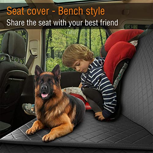 Skittoy Cubre Asientos Coche para Perros,Protector de Asiento para Coche Algodón Acolchado Grueso de 3 Capas,Cubre Asientos Coche Perro,asiento perro coche