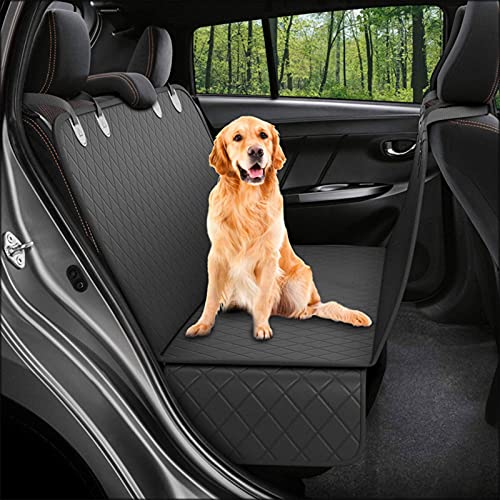 Skittoy Cubre Asientos Coche para Perros,Protector de Asiento para Coche Algodón Acolchado Grueso de 3 Capas,Cubre Asientos Coche Perro,asiento perro coche