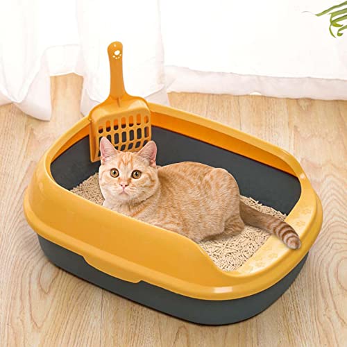 SKROWHN Caja DURATORIBLE Caja DE LACKTER Pet Anterior DE Pet Pet Pet Bandeja TOPT Entrada Cats Bedpan Cerca Alta Cats GATS Kit DE Entrenamiento DE Inicio (Color : A)