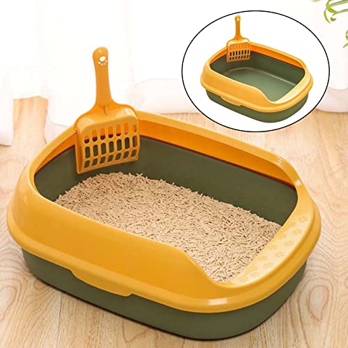 SKROWHN Caja DURATORIBLE Caja DE LACKTER Pet Anterior DE Pet Pet Pet Bandeja TOPT Entrada Cats Bedpan Cerca Alta Cats GATS Kit DE Entrenamiento DE Inicio (Color : A)